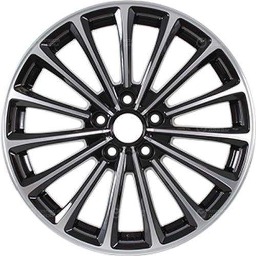 Колесный диск X-trike X136 7xR17 5x112 ET45 DIA57.1 (уценка) черный глянцевый с полированной лицевой поверхностью