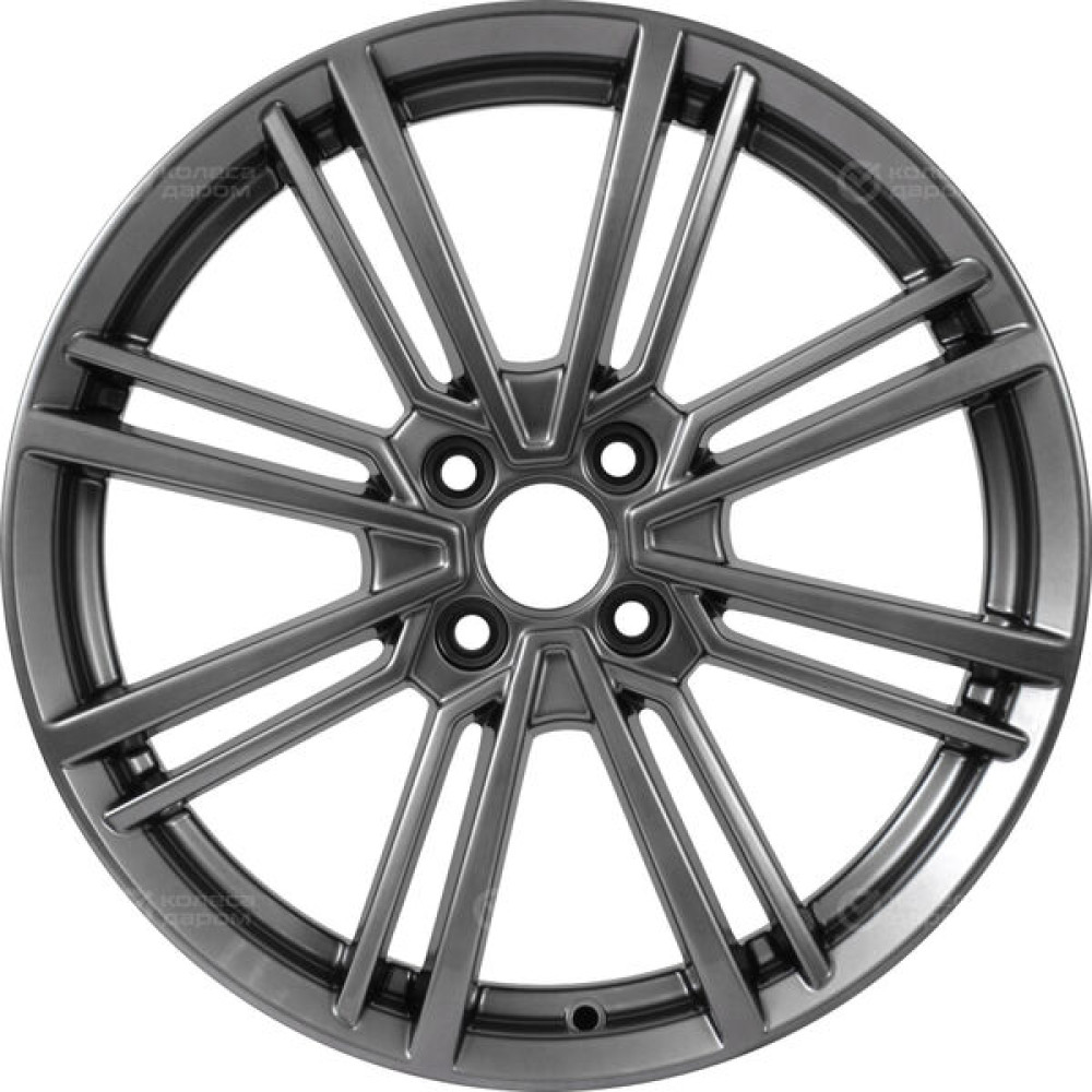 Колесный диск КиК Эрфурт-оригинал 7xR17 4x100 ET43 DIA60.1 темно-серебристый