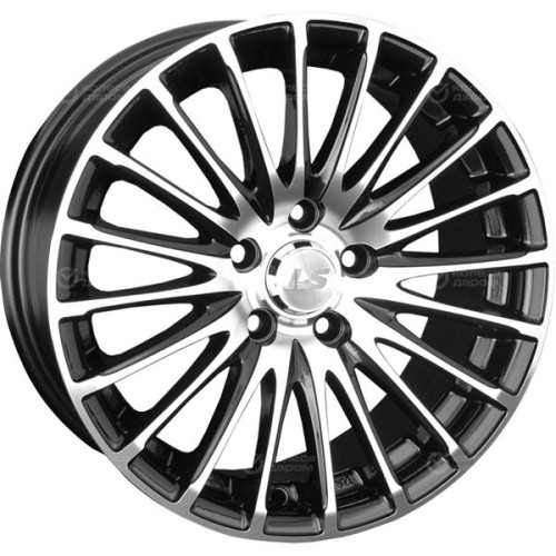 Колесный диск LS LS 565 7.5xR17 5x114.3 ET40 DIA73.1 черный полностью полированный