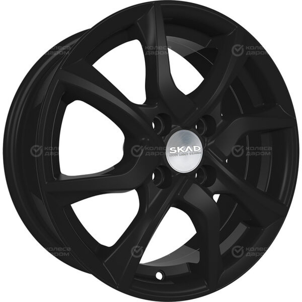 Колесный диск СКАД Тулон 6xR15 4x98 ET35 DIA58.6 черный матовый