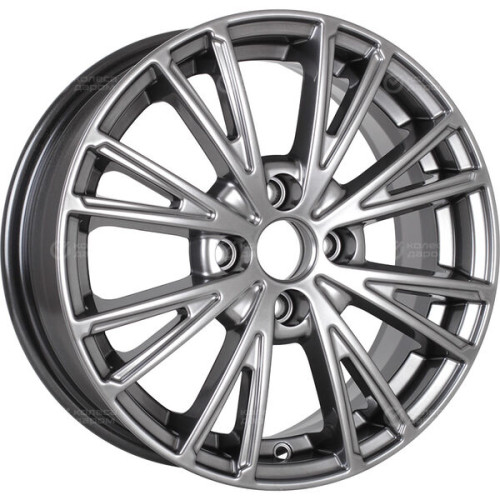Колесный диск КиК Меандр 6xR16 4x100 ET40 DIA67.1 темно-серебристый