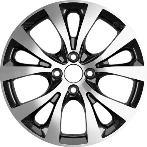 Колесный диск Replay VV393 6xR15 5x100 ET40 DIA57.1 черный полностью полированный