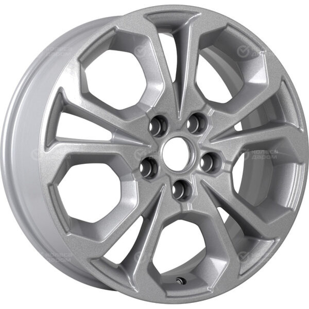 Колесный диск Carwel Ванда 242 6.5xR17 5x114.3 ET46 DIA67.1 темно-серебристый
