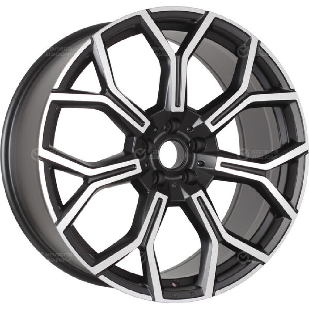 Колесный диск Replay B238 9.5xR21 5x112 ET37 DIA66.6 черный матовый полностью полированный