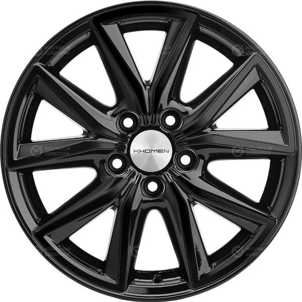 Колесный диск KHOMEN KHW1706 (Changan CS35/CS35 Pro) 7xR17 5x110 ET46 DIA63.3 черный глянцевый