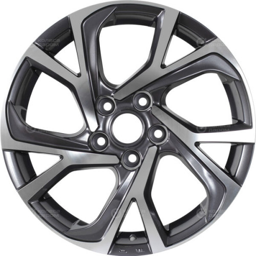 Колесный диск Replay NS233 7xR17 5x114.3 ET40 DIA66.1 насыщенный темно-серый полностью полированный