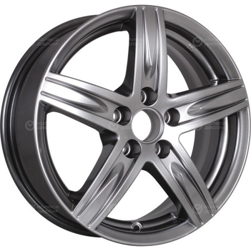 Колесный диск КиК Андорра 6.5xR16 5x114.3 ET45 DIA67.1 темно-серебристый