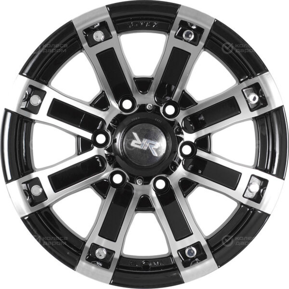 Колесный диск Race Ready CSS2516 7.5xR16 5x139.7 ET-10 DIA110.5 чёрный глянцевый с проточкой