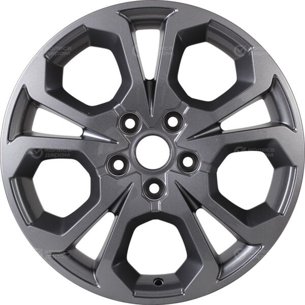 Колесный диск KHOMEN KHW1711 (17_Arkana/Kaртur) 6.5xR17 5x114.3 ET50 DIA66.1 насыщенный темно-серый