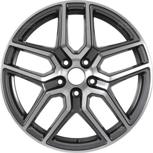 Колесный диск Replay LX134 8xR18 5x114.3 ET30 DIA60.1 насыщенный темно-серый полностью полированный