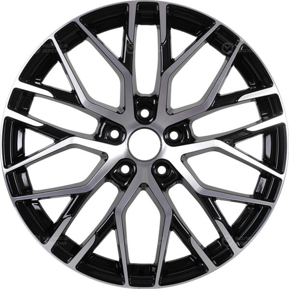 Колесный диск RST R019 7.5xR19 5x114.3 ET45 DIA67.1 глянцевый черный с полированной лицевой частью