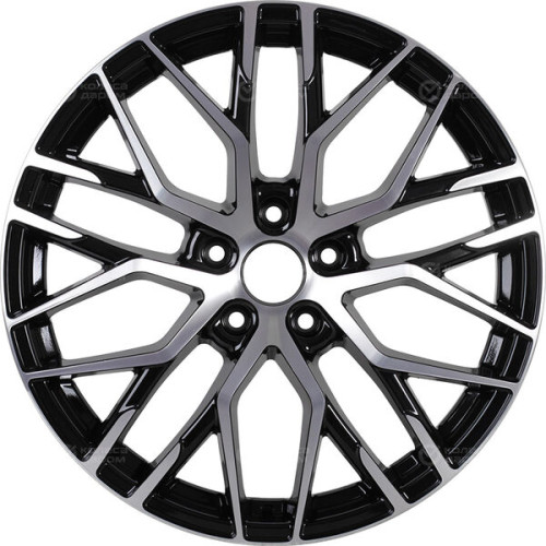 Колесный диск RST R019 7.5xR19 5x114.3 ET45 DIA67.1 глянцевый черный с полированной лицевой частью