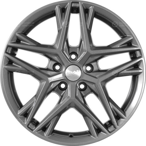 Колесный диск СКАД Челси 8xR18 5x114.3 ET40 DIA66.6 темно-серый цвет с перламутровыми оттенками