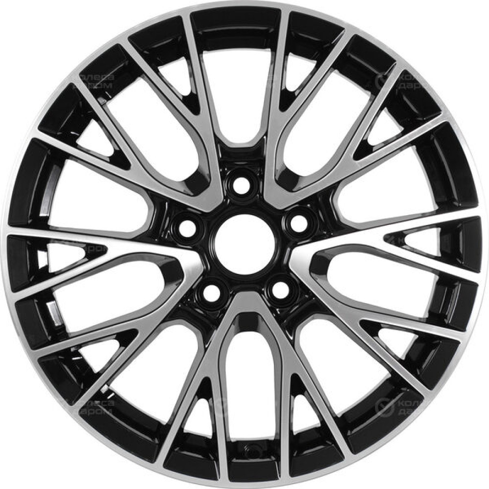 Колесный диск X-trike X135 6.5xR16 5x114.3 ET40 DIA60.1 черный с полированной лицевой стороной