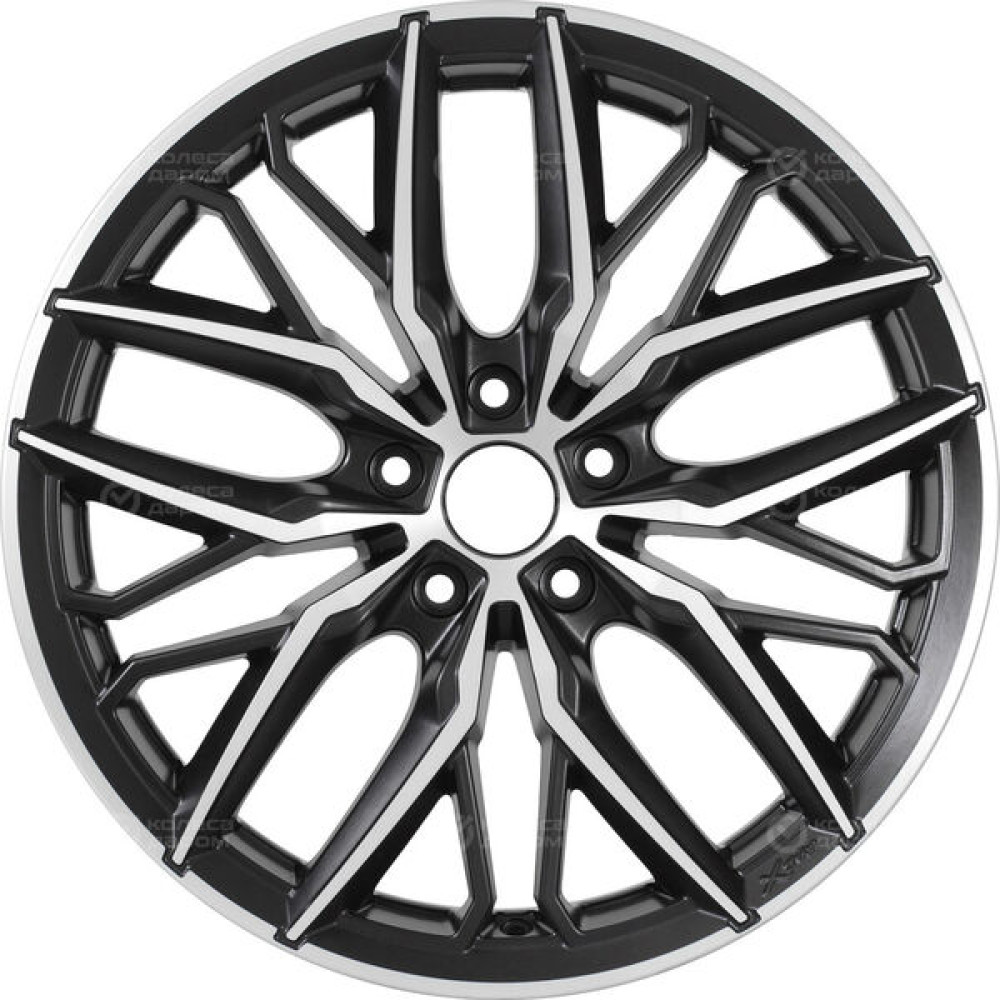 Колесный диск X-trike X139 7.5xR19 5x114.3 ET30 DIA60.1 черный матовый с полированной лицевой частью