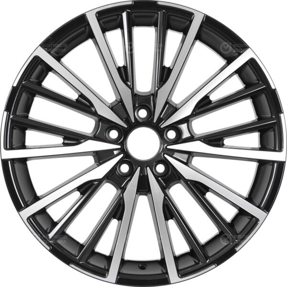 Колесный диск RST R178 7xR18 5x108 ET36 DIA65.1 глянцевый черный с полированной лицевой частью