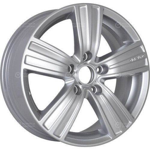 Колесный диск КиК Да Винчи 6.5xR16 5x114.3 ET40 DIA66.1 темно-серебристый