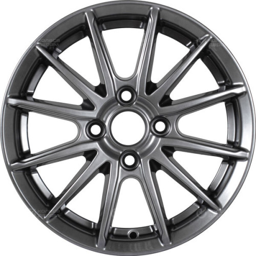 Колесный диск КиК Квант 5.5xR14 4x100 ET40 DIA54.1 темно-серебристый