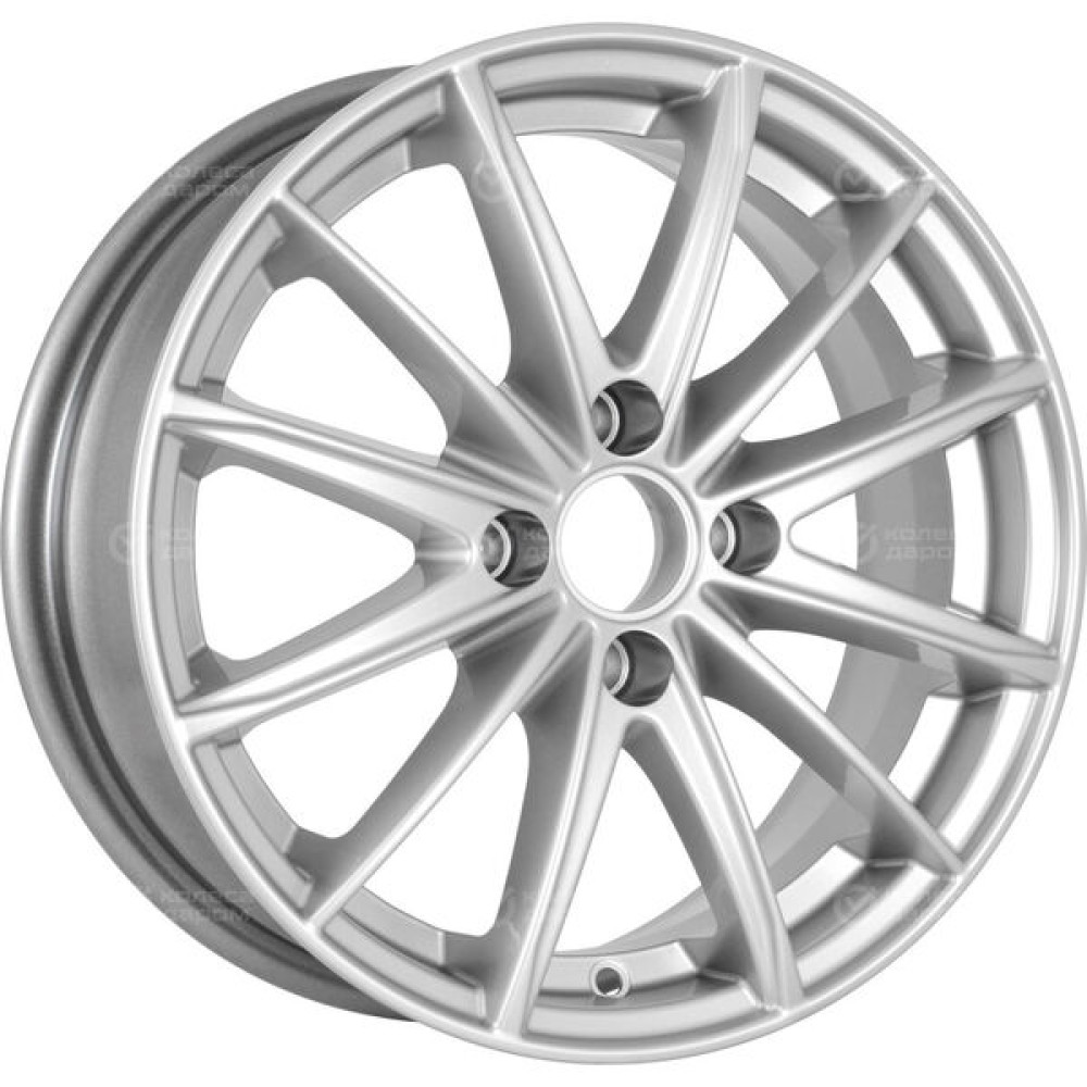 Колесный диск КиК Пойнт Бланк-оригинал 6xR15 4x100 ET48 DIA54.1 серебристый