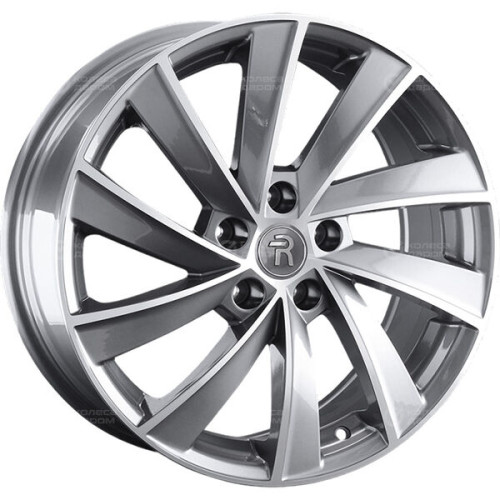 Колесный диск Replay A173 8xR18 5x112 ET39 DIA66.6 насыщенный темно-серый полностью полированный
