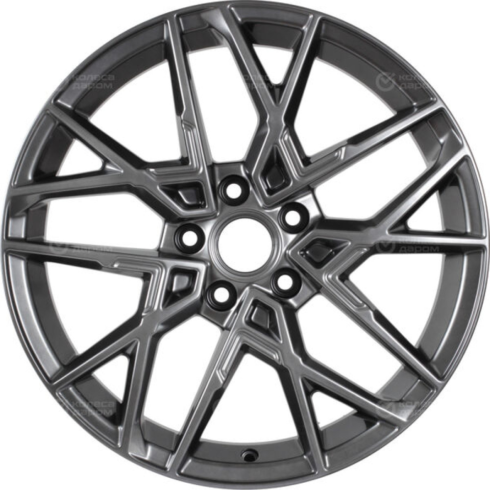 Колесный диск КиК Вудроф 7xR18 5x114.3 ET49 DIA67.1 темно-серебристый