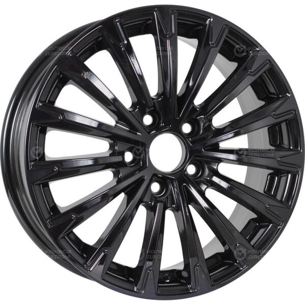 Колесный диск KDW KD1610 6.5xR16 4x100 ET50 DIA60.1 черный глянцевый