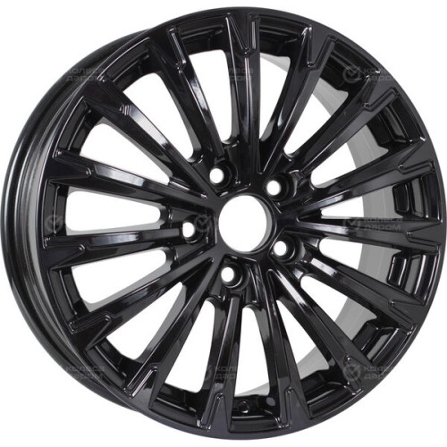 Колесный диск KDW KD1610 6.5xR16 4x100 ET50 DIA60.1 черный глянцевый