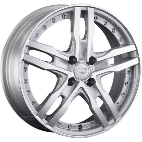 Колесный диск LS LS 356 6xR16 4x100 ET41 DIA60.1 серебристый полированный