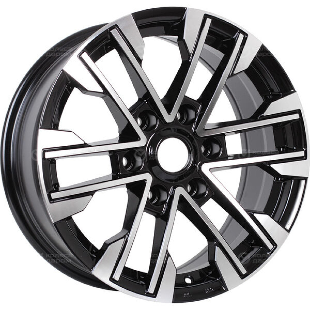 Колесный диск Replay TY310 7.5xR17 6x139.7 ET25 DIA106.1 черный полностью полированный