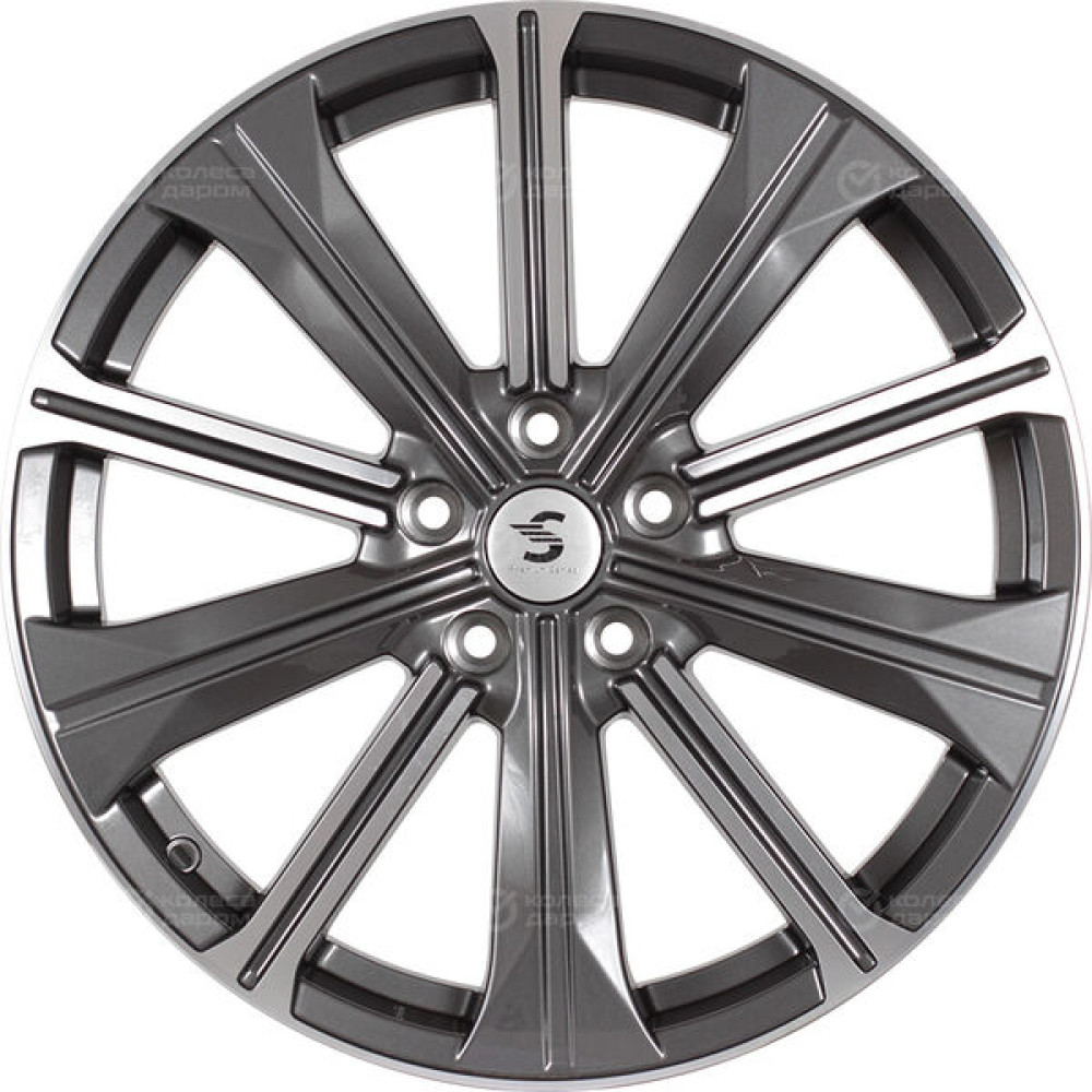 Колесный диск СКАД Premium Series КР013 (19_Tiggo 8 Pro) 7xR19 5x108 ET45 DIA60.1 светло-серый зеркальный