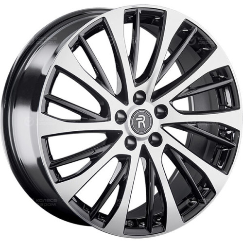 Колесный диск Replay LX214 8xR20 5x114.3 ET30 DIA60.1 черный глянцевый с полированной лицевой частью