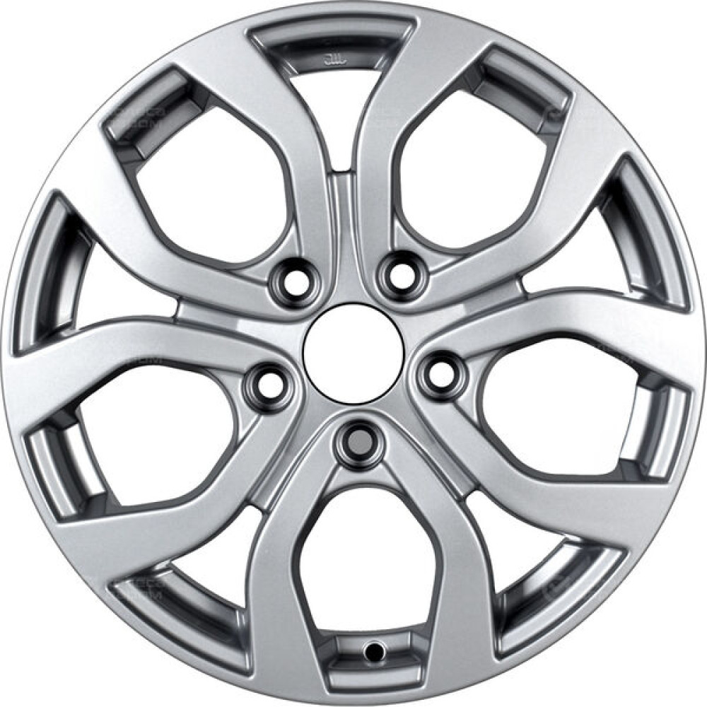 Колесный диск Carwel Буссе 164 6.5xR16 5x114.3 ET45 DIA67.1 серебристый металлик