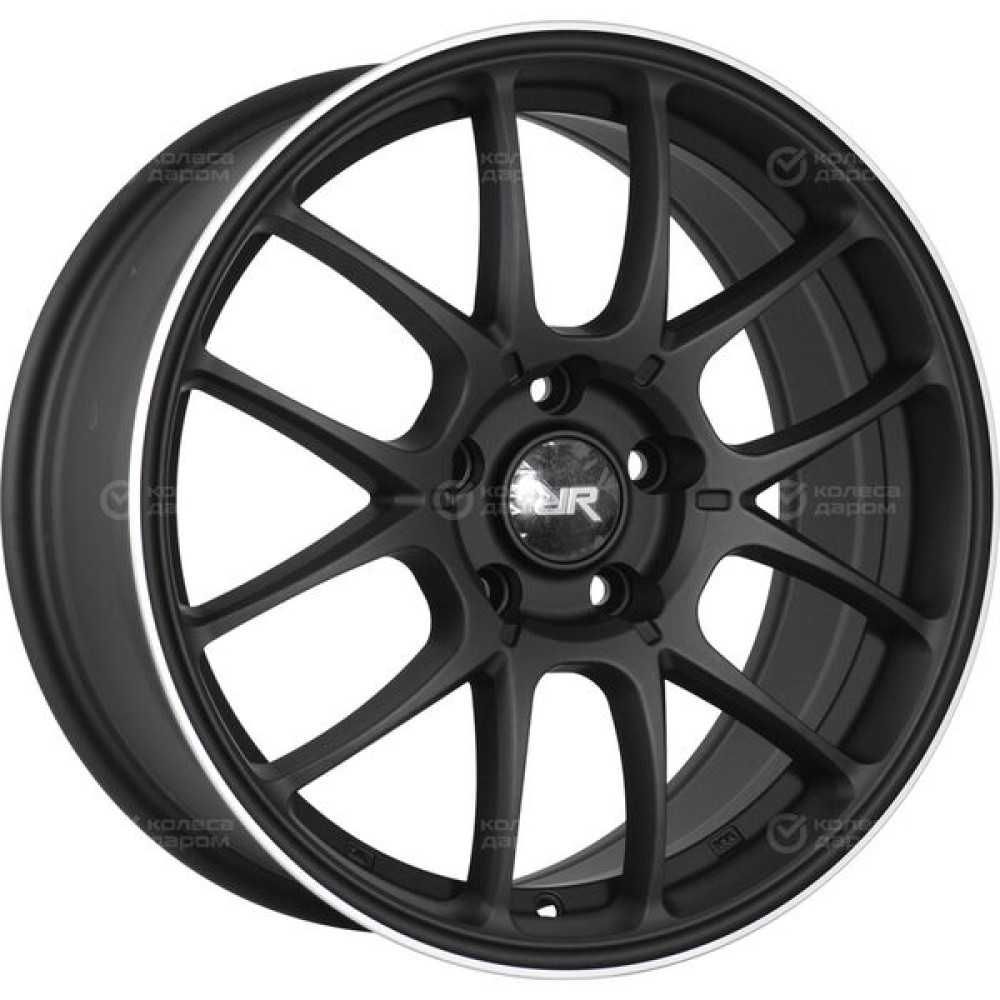 Колесный диск Race Ready CSSD2795 6xR14 4x100 ET38 DIA60.1 черный матовый с полированным ободом