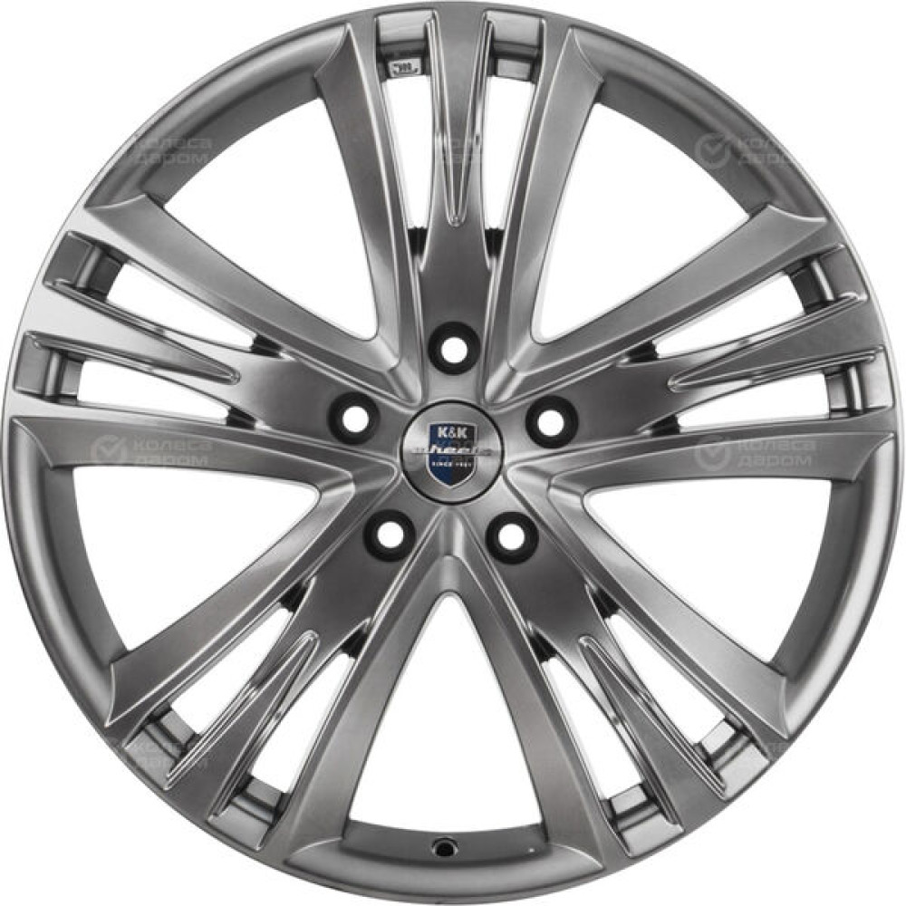 Колесный диск КиК Атлас 8.5xR20 5x120 ET45 DIA65.1 темно-серебристый