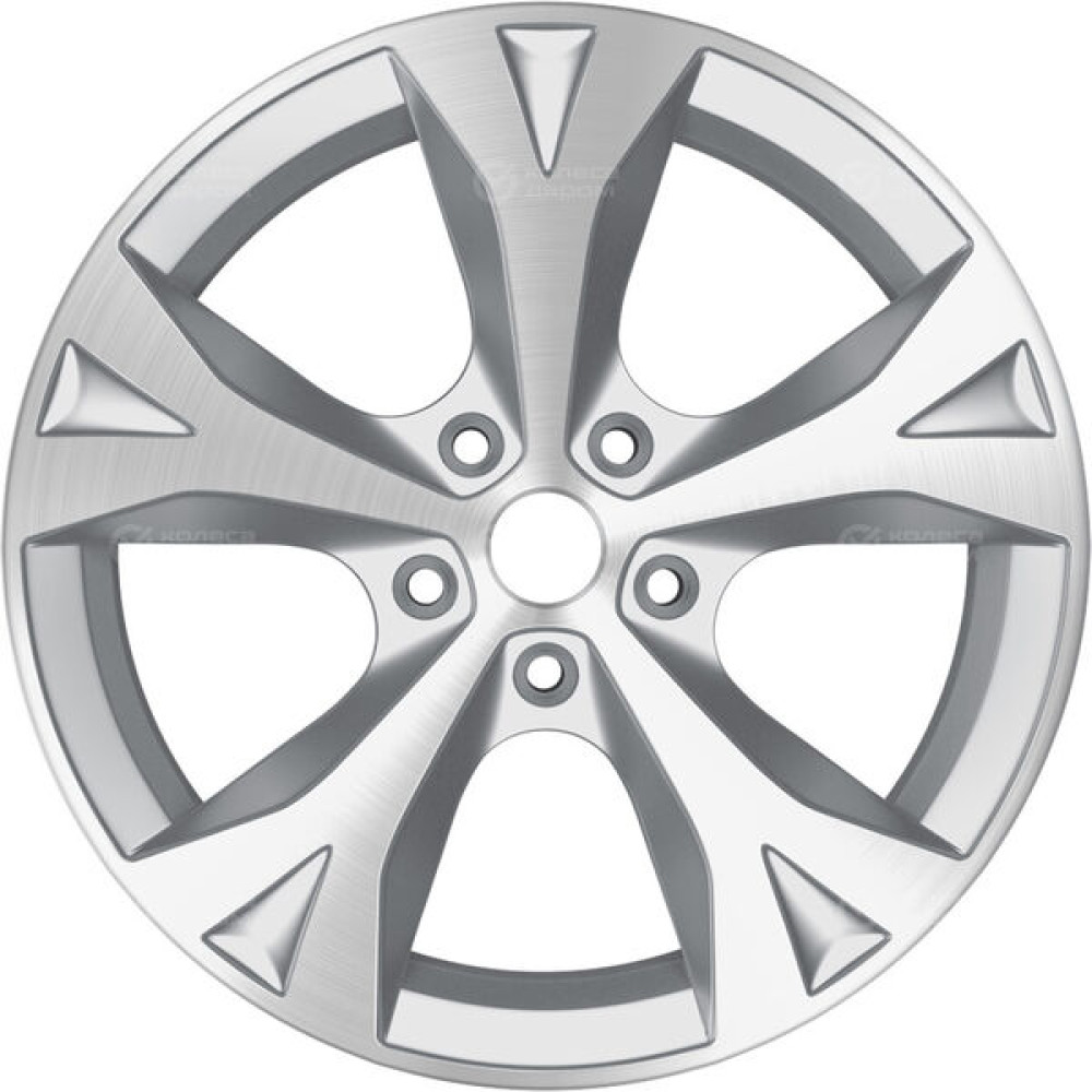 Колесный диск Replay Ki229 7.5xR18 5x114.3 ET50.5 DIA67.1 серебристый полированный