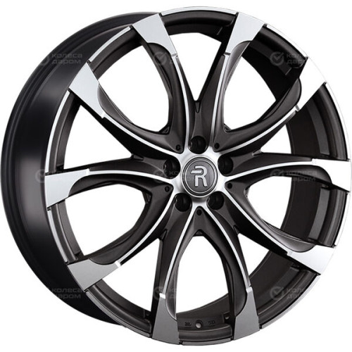 Колесный диск Replay TY73 9.5xR22 5x150 ET45 DIA110.1 темно-серый матовый ,частично полированный
