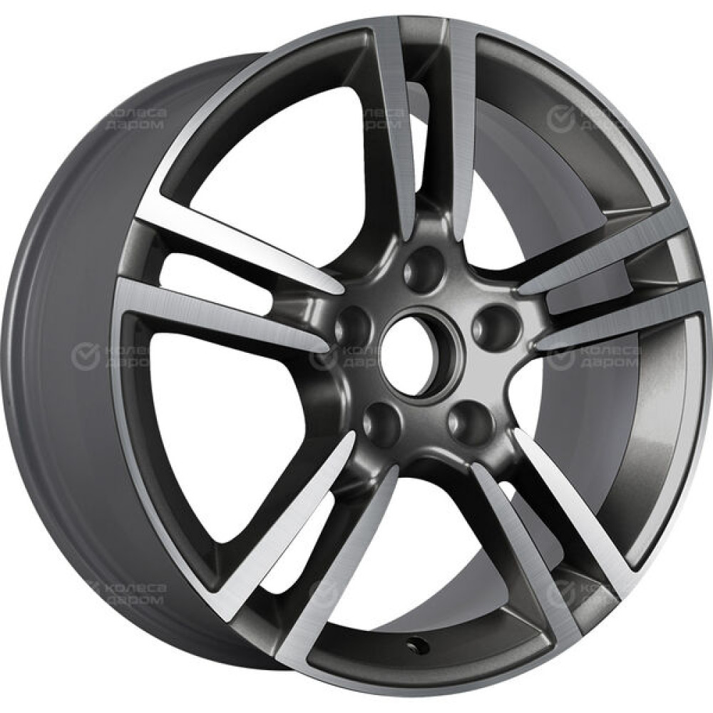 Колесный диск Replay PR8 8xR18 5x130 ET53 DIA71.6 насыщенный темно-серый полностью полированный