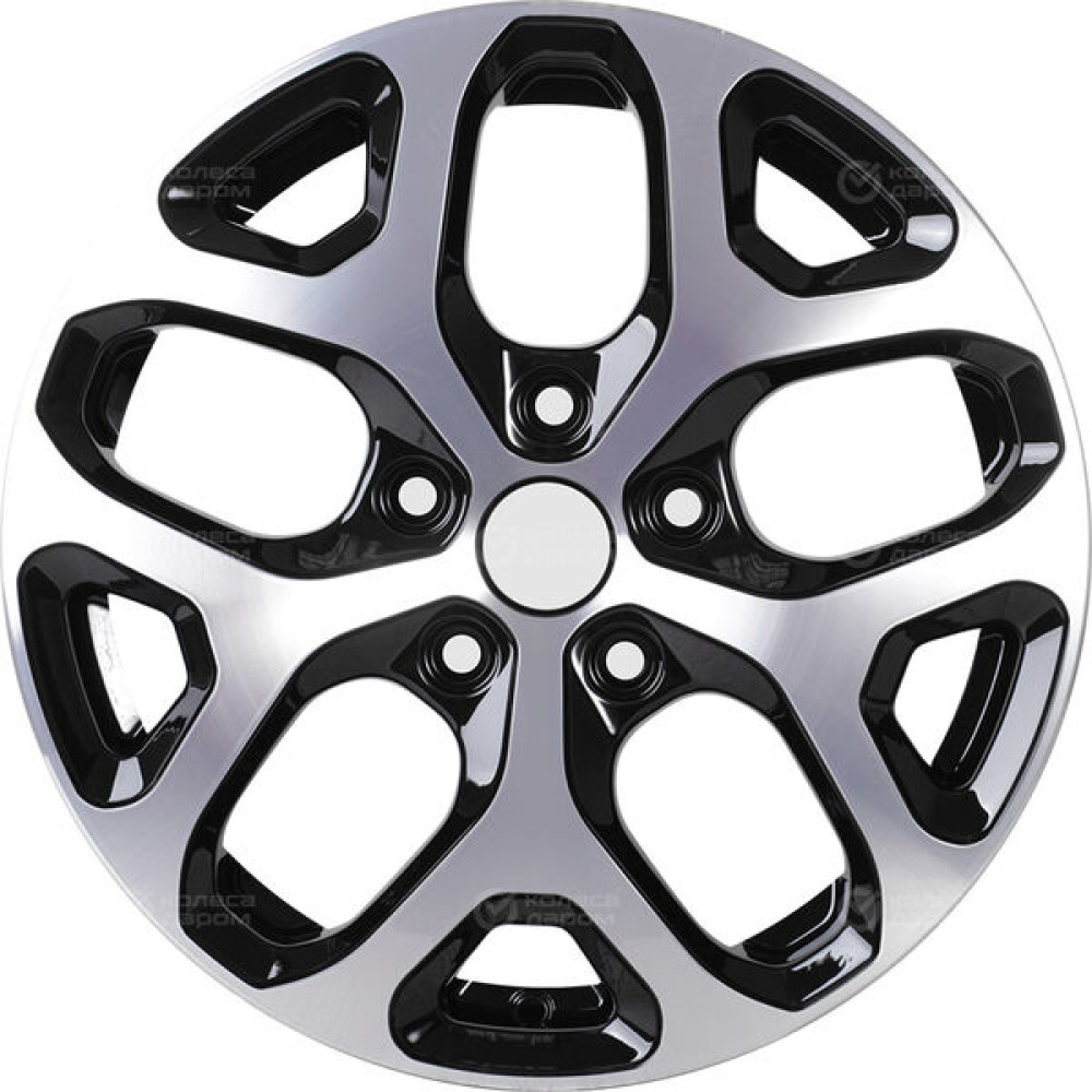 Колесный диск iFree Original КС869 (ZV 16_Vesta) 6.5xR16 4x100 ET50 DIA60.1 черный глянцевый с полированными элементами лицевой поверхности