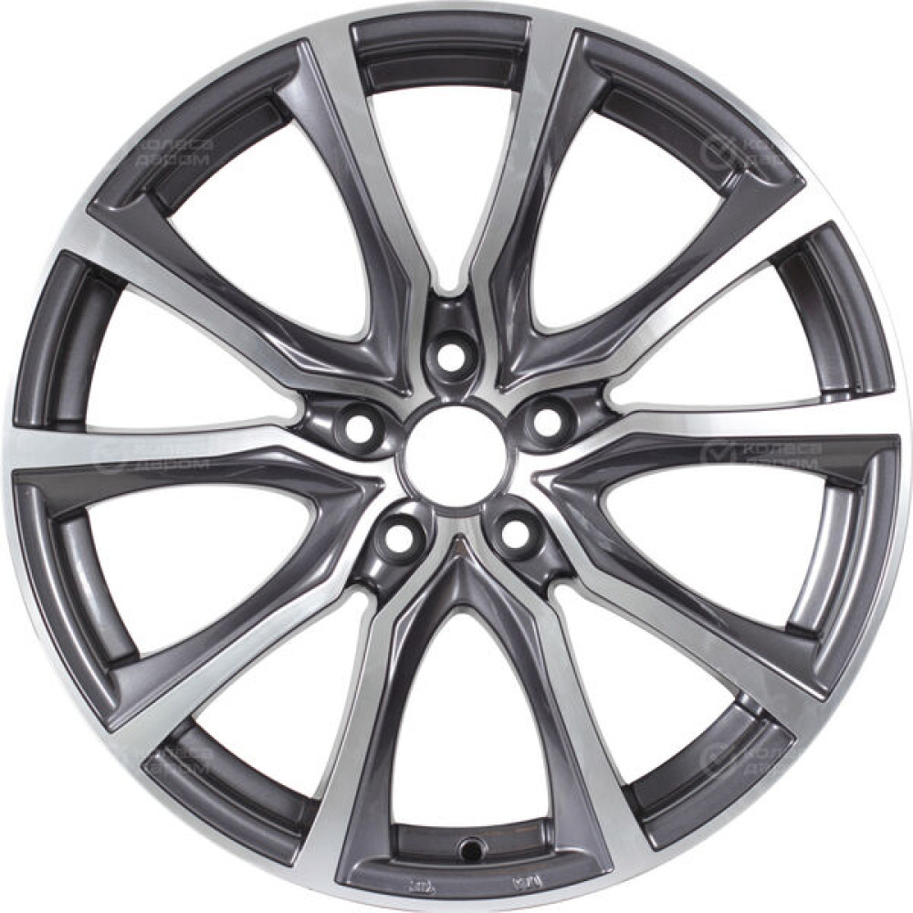 Колесный диск Replay B219 8xR18 5x120 ET30 DIA72.6 насыщенный темно-серый полностью полированный