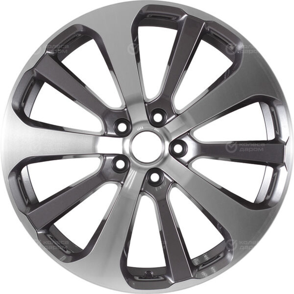 Колесный диск Replay GL82 7.5xR19 5x114.3 ET48 DIA54.1 насыщенный темно-серый полностью полированный