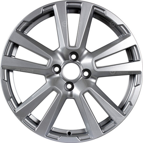 Колесный диск Carwel Берг 239 6.5xR17 4x100 ET43 DIA60.1 темно-серебристый