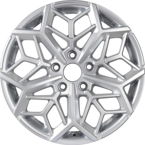 Колесный диск KDW KD1710 7xR17 5x108 ET50 DIA63.4 серебристый