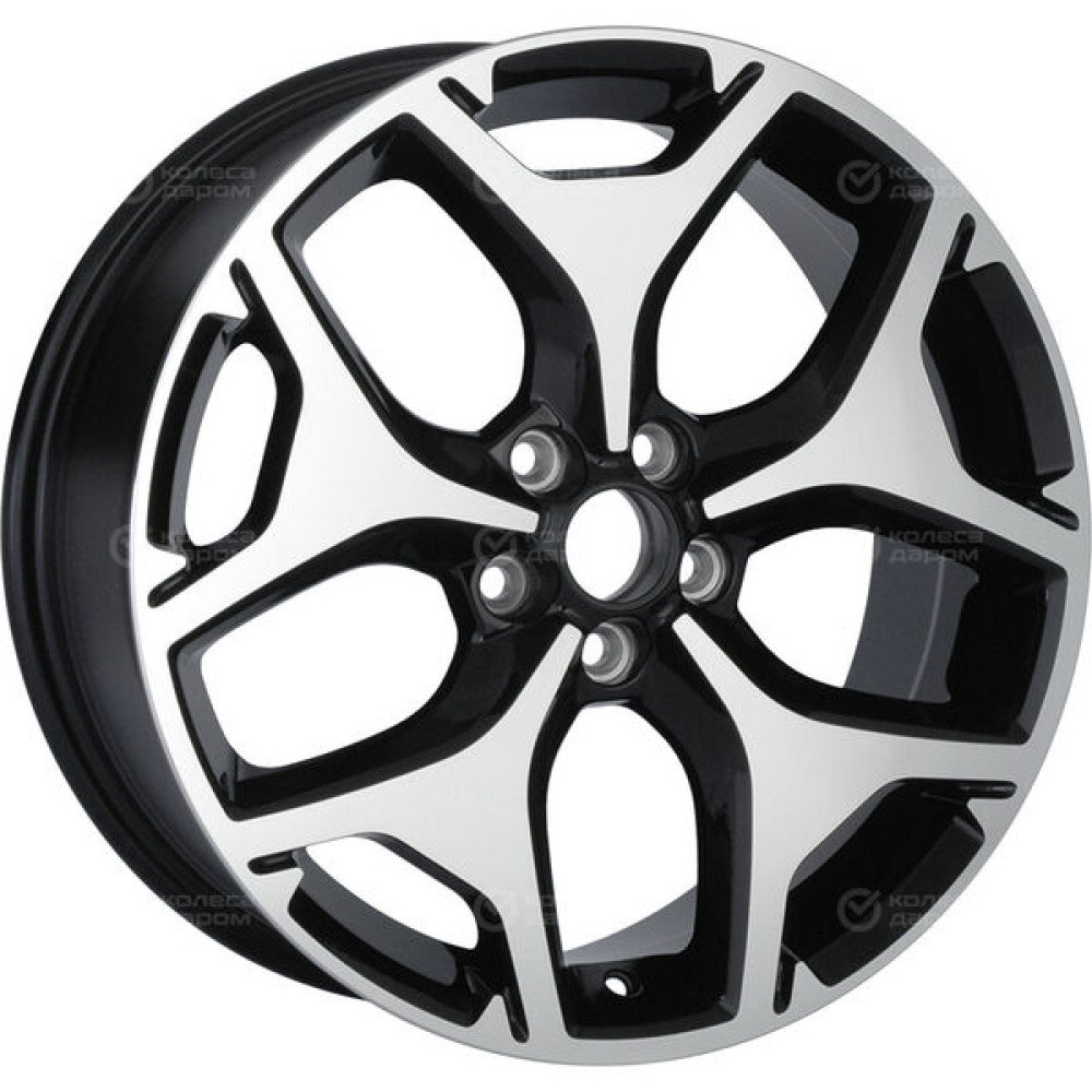 Колесный диск Replay SB22 7xR17 5x100 ET48 DIA56.1 черный полностью полированный