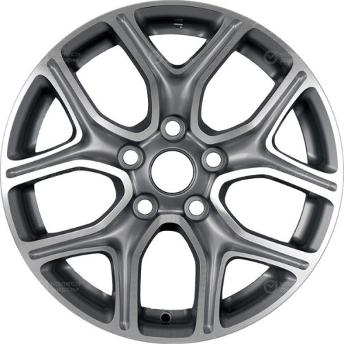 Колесный диск Replay NS288 7xR18 5x114.3 ET40 DIA66.1 насыщенный темно-серый полностью полированный