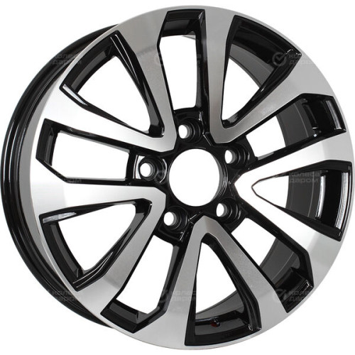 Колесный диск Replay TY236 8xR18 5x150 ET56 DIA110.1 черный полностью полированный