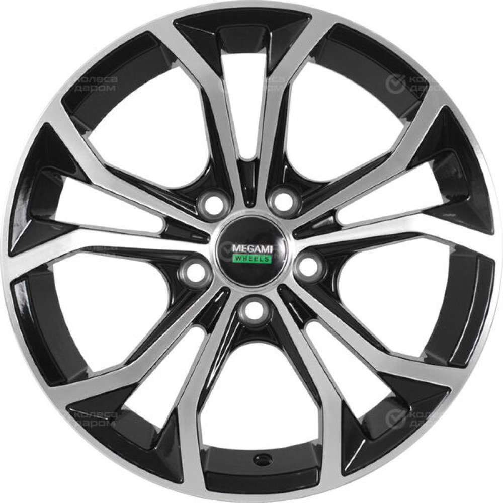 Колесный диск Megami MGM-33 6.5xR15 5x100 ET40 DIA60.1 черный полностью полированный