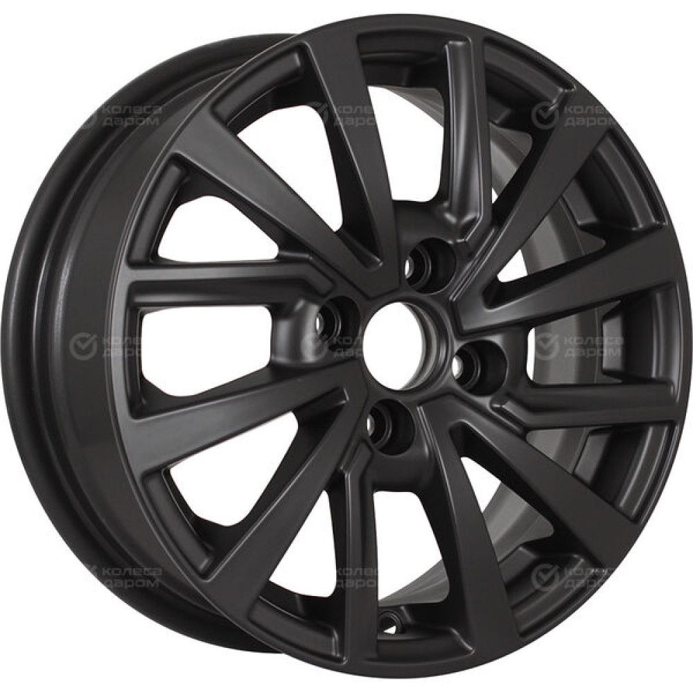 Колесный диск KDW KD1430 5.5xR14 4x100 ET40 DIA60.1 черный матовый