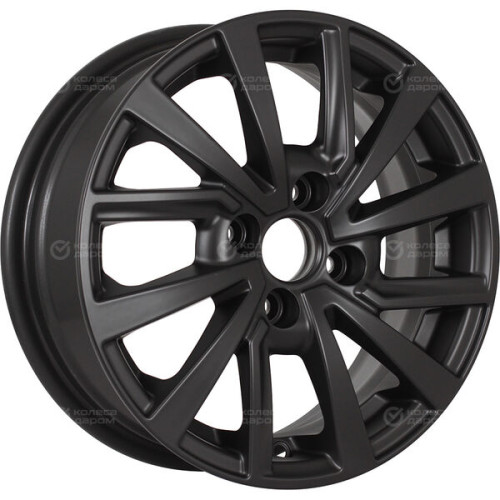 Колесный диск KDW KD1430 5.5xR14 4x100 ET40 DIA60.1 черный матовый