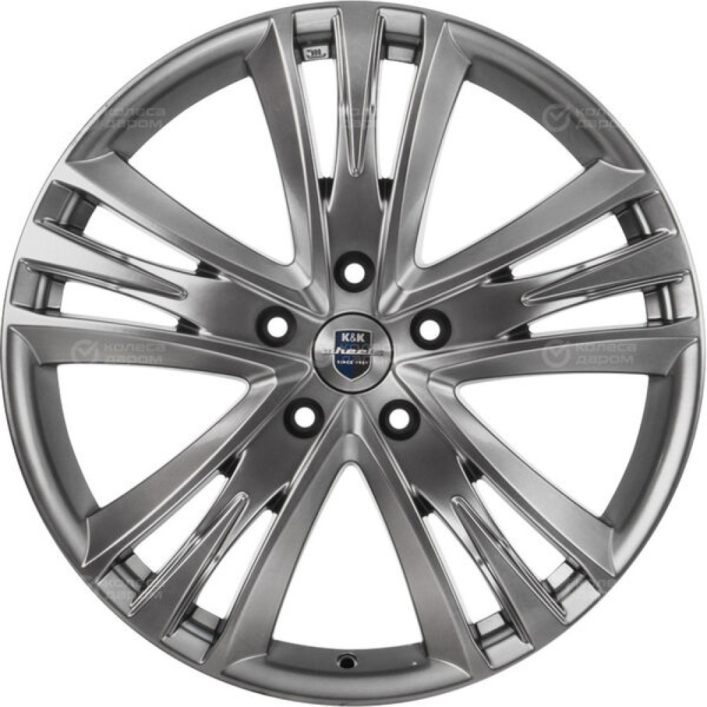 Колесный диск КиК Атлас 8.5xR20 5x120 ET45 DIA64.1 темно-серебристый