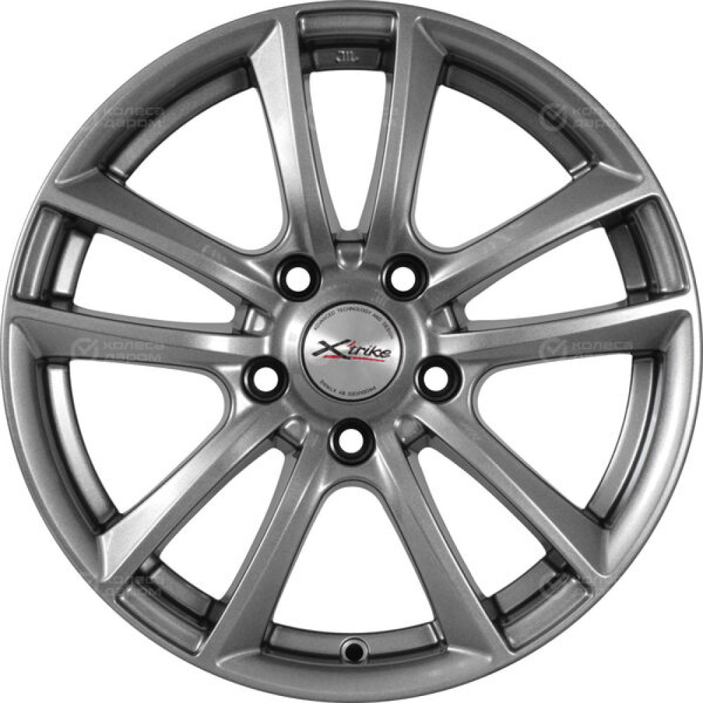 Колесный диск X-trike X116М 6.5xR16 5x114.3 ET45 DIA67.1 темно-серебристый
